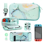 Made of high quality EVA+PU material, hard and waterproof, which can prevent from accidental drop, bump and scratch. Equip with soft velvet lining, 360 degree protects your switch. It is not heavy, easy to carry and take to travel.